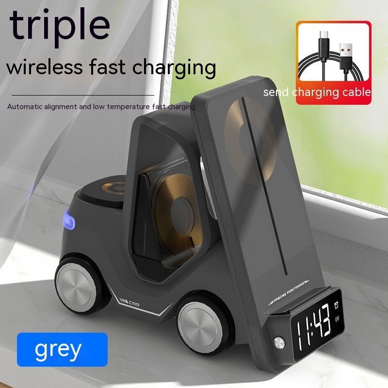 Forklift Car 3-in-1 Wireless Charger Stand