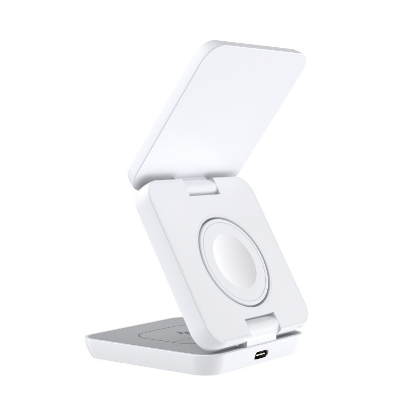 Magnetic Wireless Charger & Foldable Phone Stand