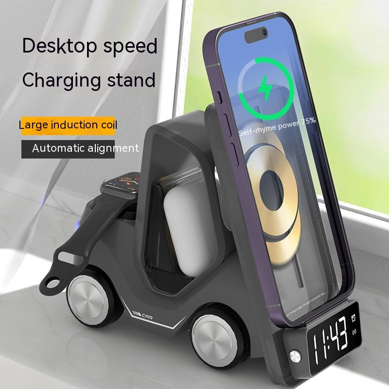 Forklift Car 3-in-1 Wireless Charger Stand