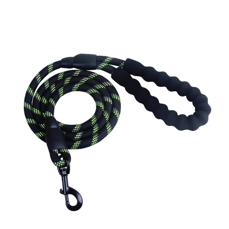 Reflective Nylon Dog Leash – Durable Rope for Walking & Training