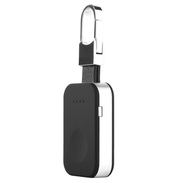 Mini Keychain Power Bank for Apple Watch – Portable 1000mAh Magnetic Wireless Charger