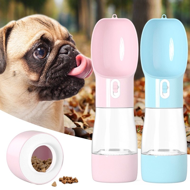 Portable Dog Water Dispenser – Travel Pet Bottle for Outdoor Walking