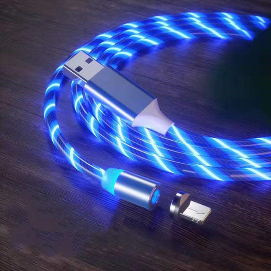 LED Magnetic Fast Charging Cable (Type-C/Micro/Lightning)