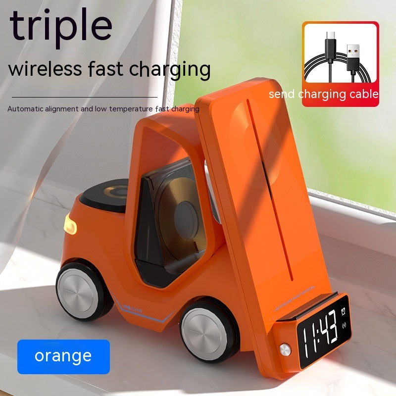 Forklift Car 3-in-1 Wireless Charger Stand
